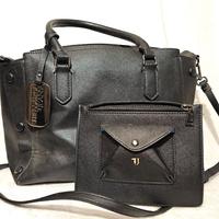 Borsa Trussardi Jeans Nera con Tracolla + Pochette