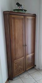 Armadio guardaroba 2 ante in legno massello