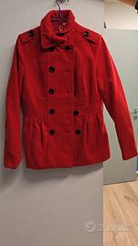 Cappotto mezza stagione rosso