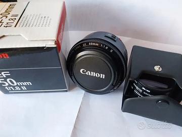 Canon EF 50 mm F/1.8 II + 4 filtri