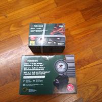 Batteria e carica batteria da 4 Ah parkside nuovi 