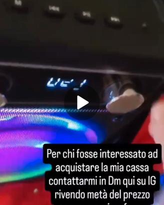 cassa bluetooth karaoke portatile 