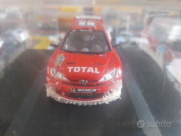 Peugeot 206 Wrc Modellino Scala 1/43