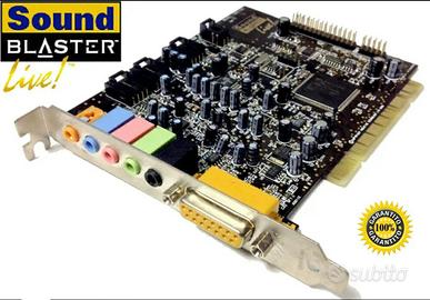 scheda audio creative soundblaster live 5.1