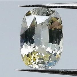 Zaffiro giallo naturale 1,58 ct - report gemmolog.