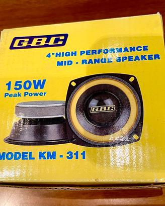 Altoparlate Midrange GBC  100Wpp/50W RMS 100 mm