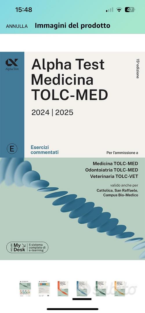 Alpha test medicina edizione 2024/2025 - Libri e Riviste In vendita a Latina