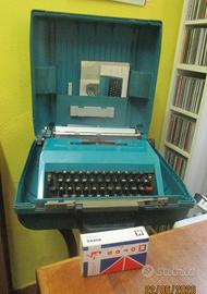 macchina da scrivere Olivetti Studio 45 verde, com