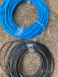 Cavo elettrico fs17 25mmq. 50 mt blu e 50 mt nero