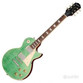 EPIPHONE Les Paul Standard 50s Figured Seafoam Gre