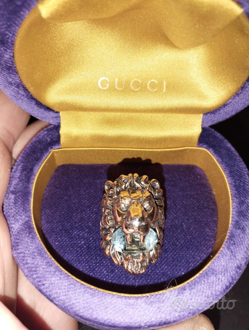 Gucci anello leone Abbigliamento e Accessori In vendita a Roma