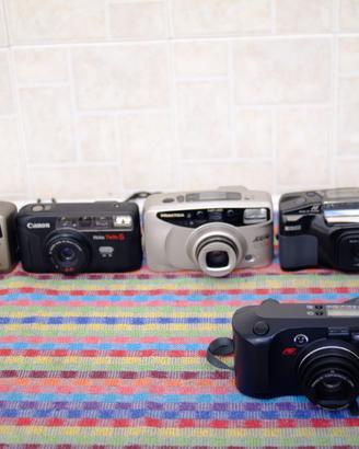 minolta-ricoh-canon-praktica compatte vintage