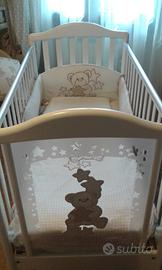 Lettino Maggie Pali completo di materasso e set pi