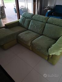Divano verde 3 posti Divanisofa