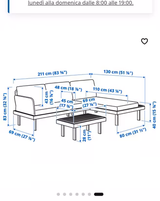 Divani Ikea per esterno