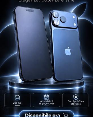 iPhone 17 Pro Max 256GB BLU BATTERIA 100%