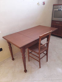 tavolo in legno allungabile