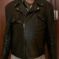 Giubbotto per moto in pelle Triumph
