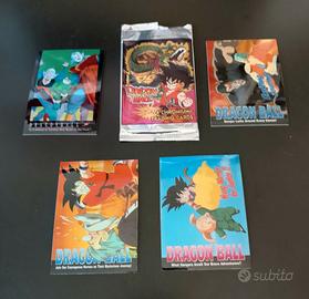 Lotto 4 Card / Inserti Vintage Dragon Ball Chromiu