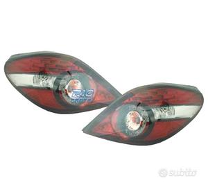 FANALI PEUGEOT 207 CC 06-12 LED ROSSO CROMATO