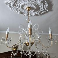 Lampadario Lusso in Cristallo - 5 Luci - Stile Mar