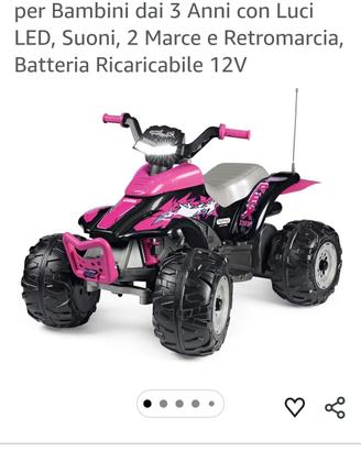 Peg Perego Corral T-Rex 330W Pink - Quad Elettrico