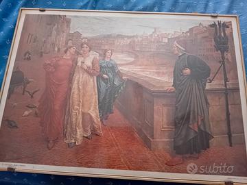quadro dante e beatrice