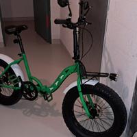 fat bike pieghevole muscolare