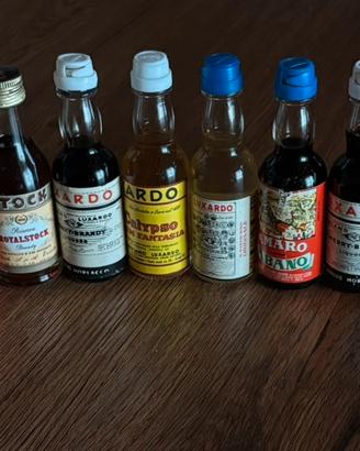 Lotto 16 mignon vintage liquori anni 70/80