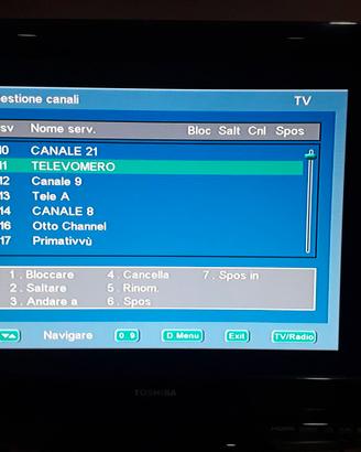 Tv color Toshiba 21 pollici