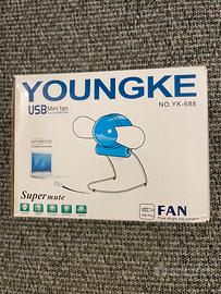 Ventilatore portatile da tavolo usb nuovo