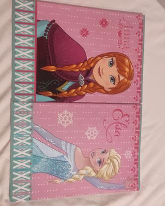 Scuola Disney elsa Anna Frozen quaderni scuola