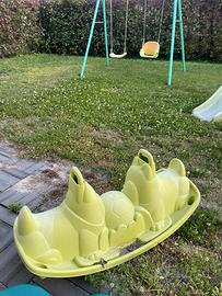 Smoby dondolo 3 posti cagnolino