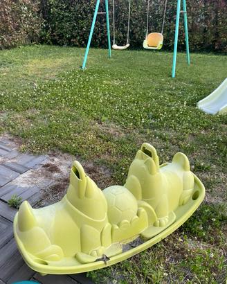 Smoby dondolo 3 posti cagnolino