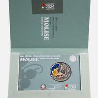 5€ Euro Molise coincard moneta 2024 IPZS