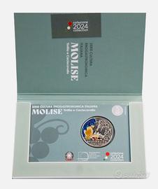 5€ Euro Molise coincard moneta 2024 IPZS