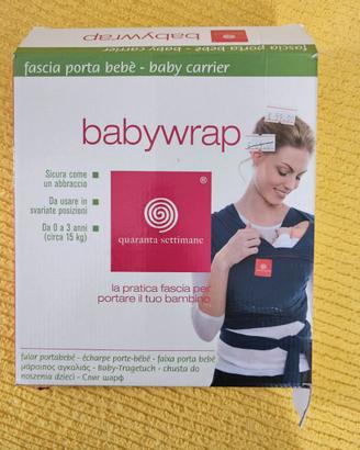 Fascia porta bebè 40 settimane baby wrap