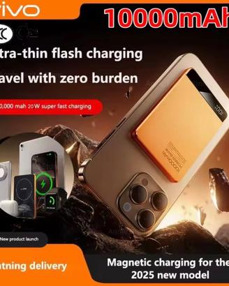 Power Bank Magnetico Ricarica Rapida 10000 mAh