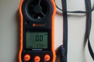 Anemometro Digitale Eoteck - Misuratore di vento