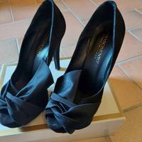Scarpe elegante scamosciate nere