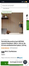 panello fotoassorben