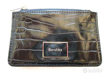 Portacarte originale BERSHKA texture coccodrillo