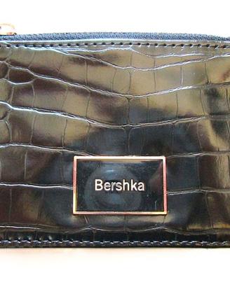 Portacarte originale BERSHKA texture coccodrillo