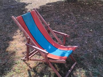 SDRAIA DA SPIAGGIA BAMBINO ANNI 60