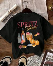 Maglia oversize Spritz nera 