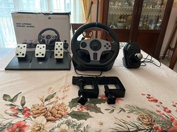 pxn v9 volante da gioco con pedali e cambio