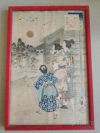 Xilografia Mizuno Toshikata