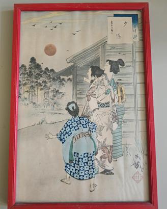 Xilografia Mizuno Toshikata