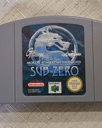 mortal Kombat sub zero Nintendo 64 