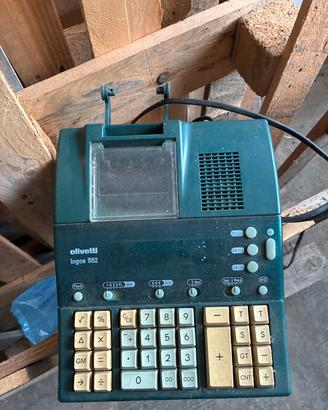 Calcolatrice olivetti logos 582 da collezione
